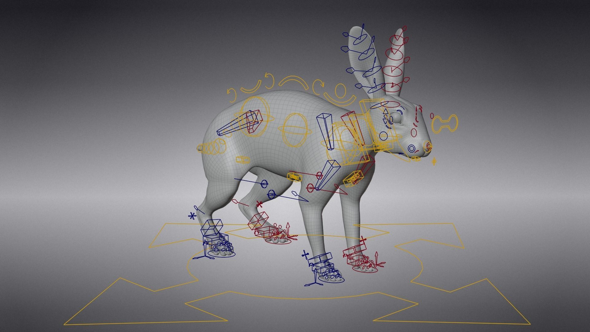 Japanese hare Animated VFX Grace 3D model_18