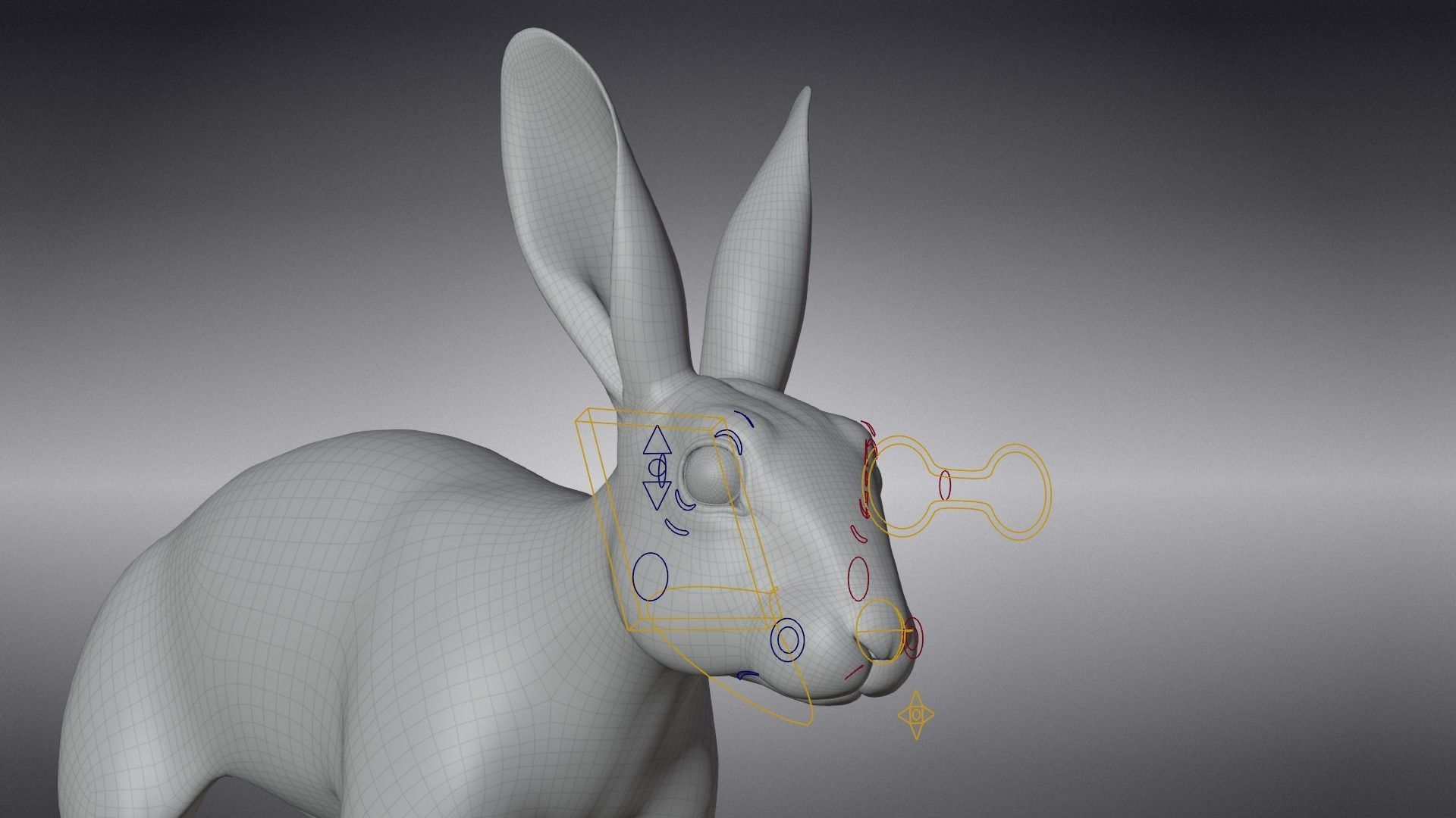 Japanese hare Animated VFX Grace 3D model_24