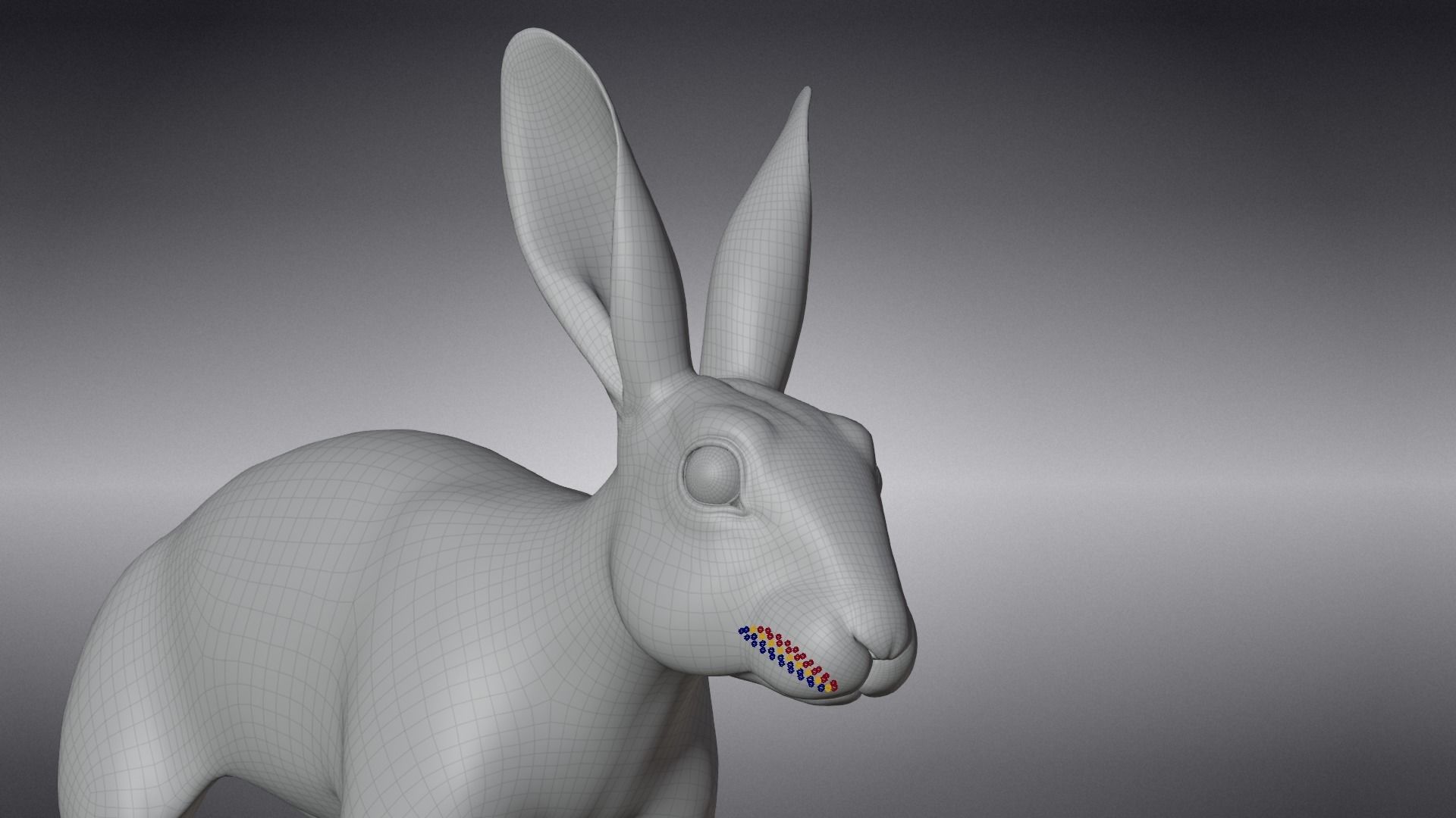 Japanese hare Animated VFX Grace 3D model_23