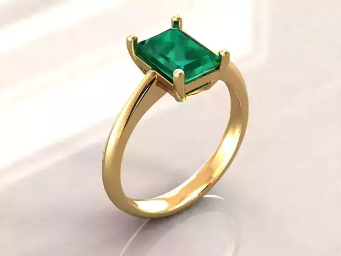 Emerald Cut Ring