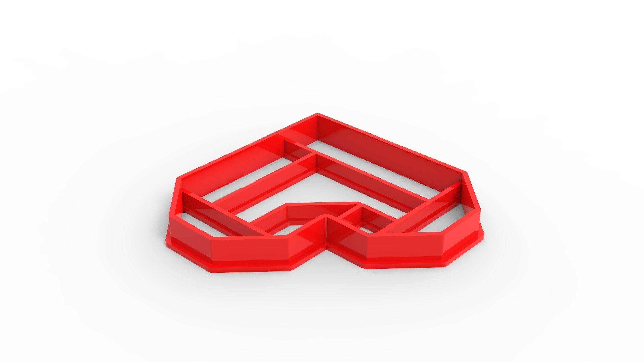 heart cookie cutter 3d print model valentine day 3D print model 3D print model_2