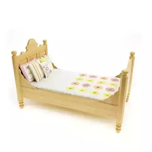 Antique Look Ivory Colored Cot