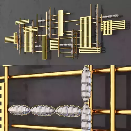 Luxury wall hanging decoration 3D model
