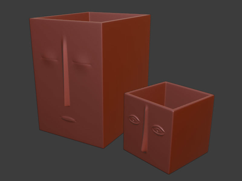 Decorative Flower Pots 3D print model_2