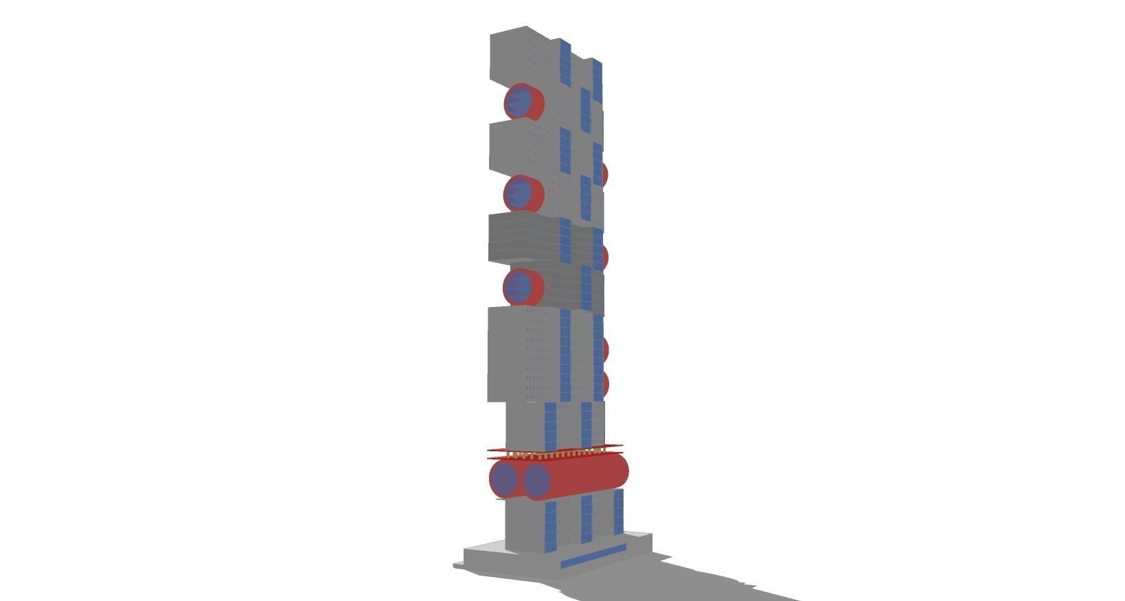 Commercial high-rise 06 3D model_2