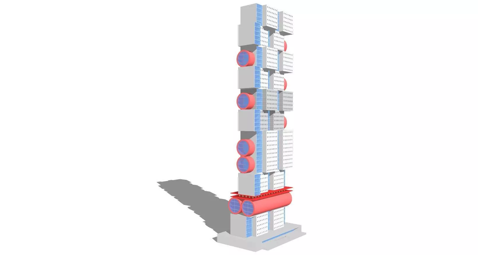 Commercial high-rise 06 3D model_0