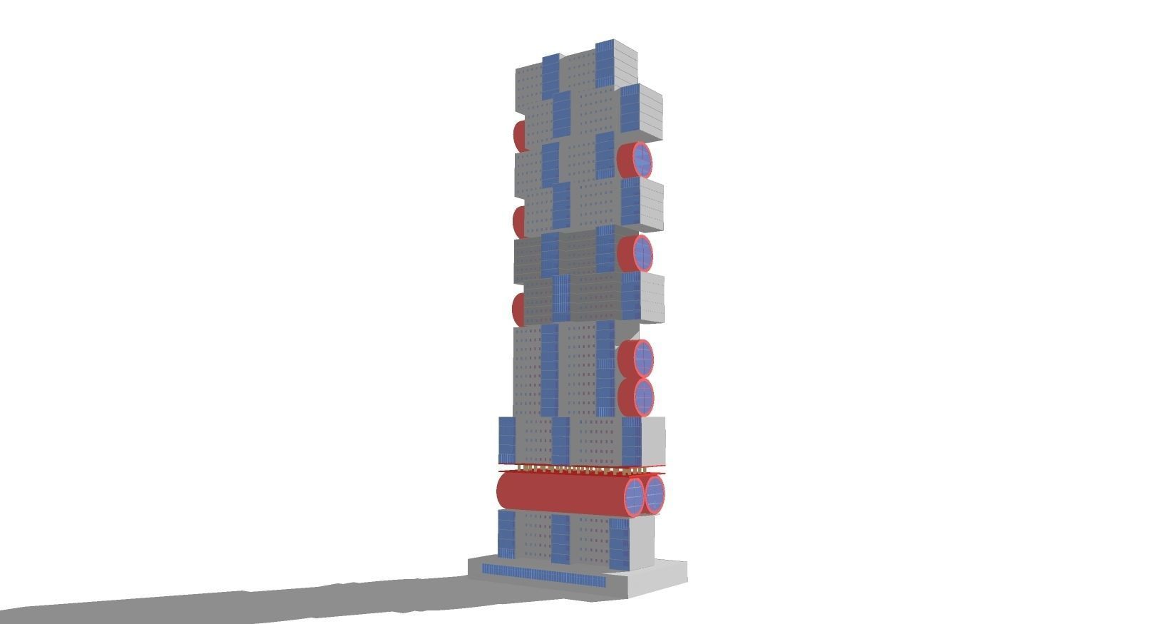 Commercial high-rise 06 3D model_1