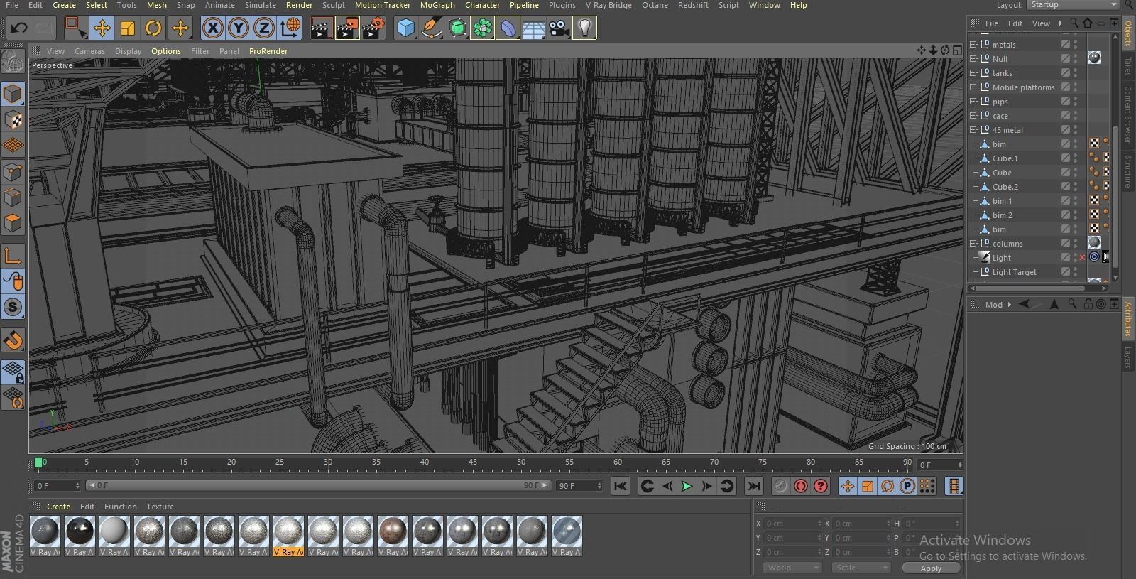 Oil Platform 3D model_7