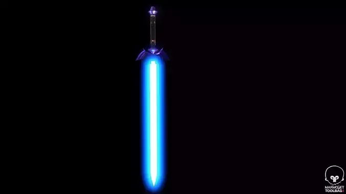 Lightsaber Master Sword Low-poly 3D model Lightsaber Master Sword Low-poly 3D model