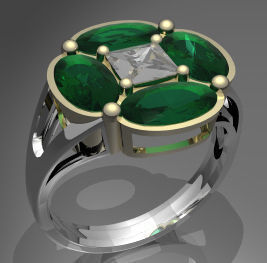 Rendering  Anelli Free 3D model_3