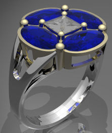 Rendering  Anelli Free 3D model_2