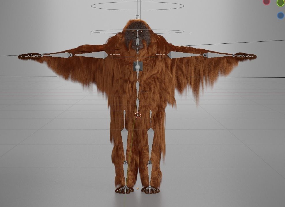 Orangutan for NFT 3D model_1