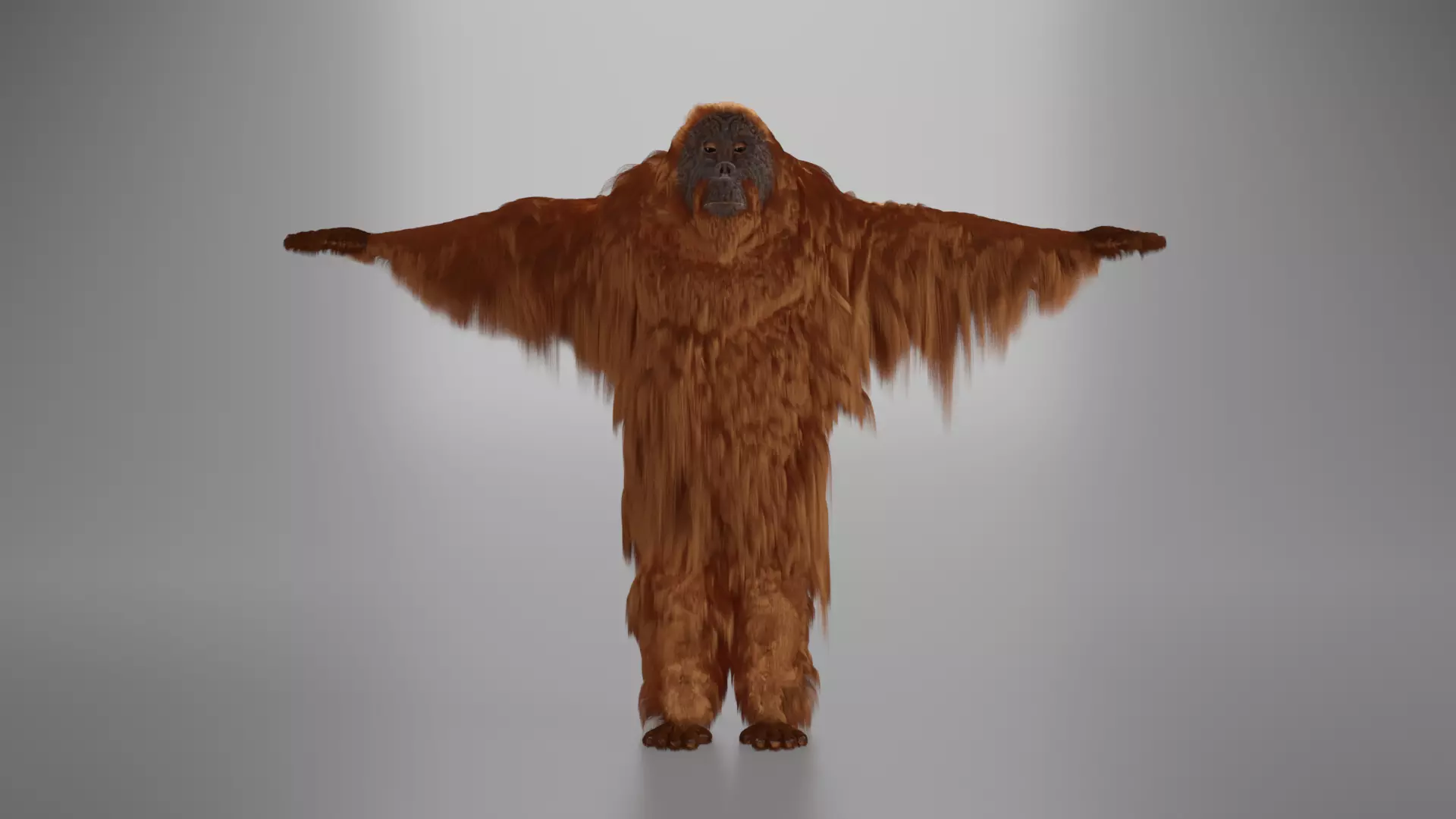 Orangutan for NFT 3D model_0