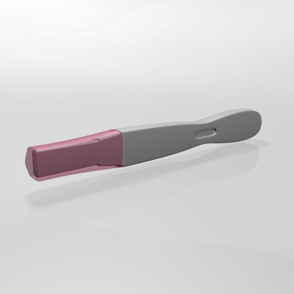 Pregnancy Test 01 3D model_1