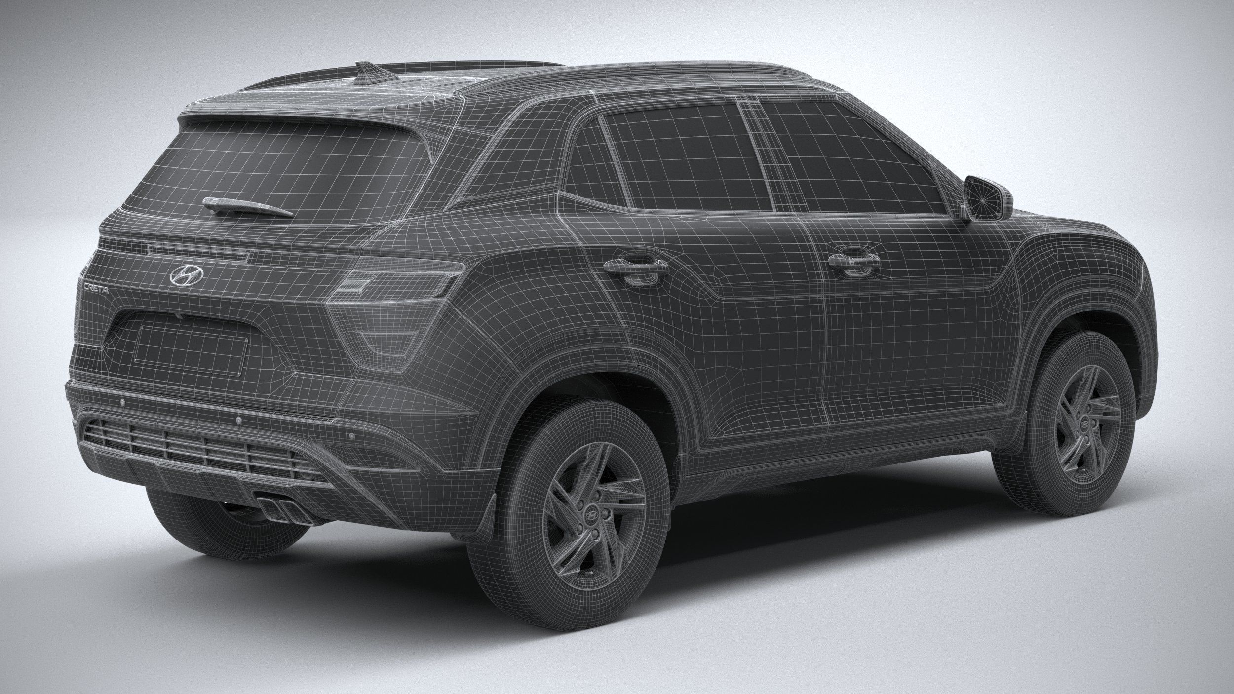 Hyundai Creta SU2 2022 3D model_32