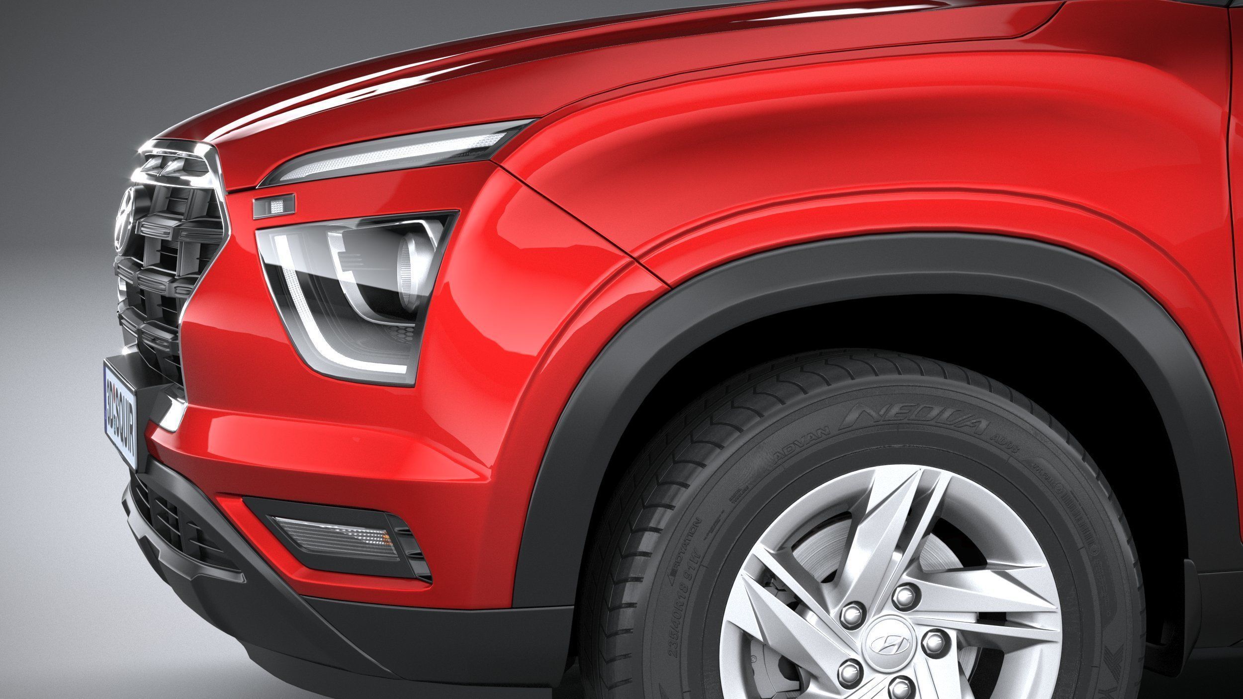 Hyundai Creta SU2 2022 3D model_3