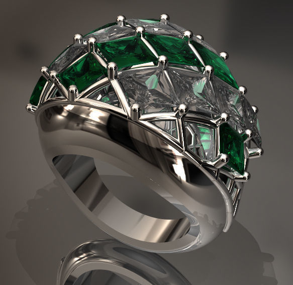 Rendering Anello D Free 3D model_1