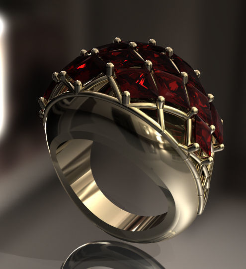 Rendering Anello D Free 3D model_2
