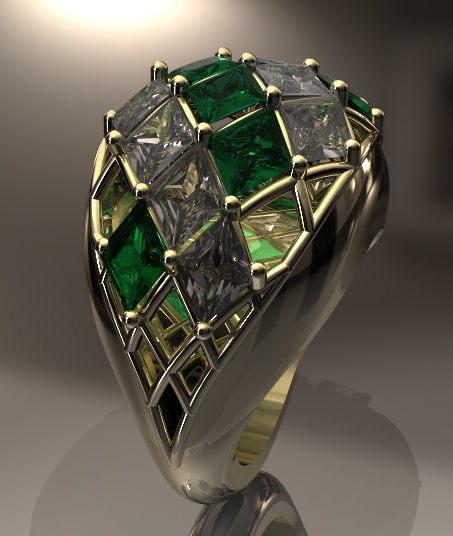Rendering Anello D Free 3D model_1