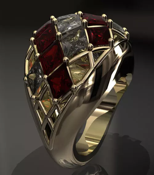 Rendering Anello D Free 3D model_0