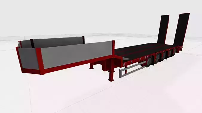 Low loader trailer