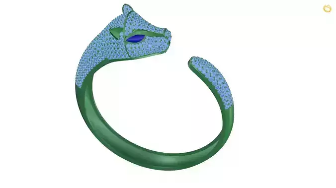 bracelets jaguar ring with diamonds