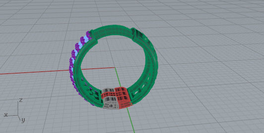 Orecchino modello D Free 3D model_4