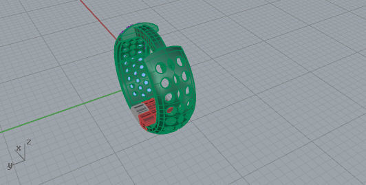 Orecchino modello D Free 3D model_6