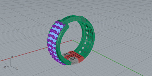 Orecchino modello D Free 3D model_1