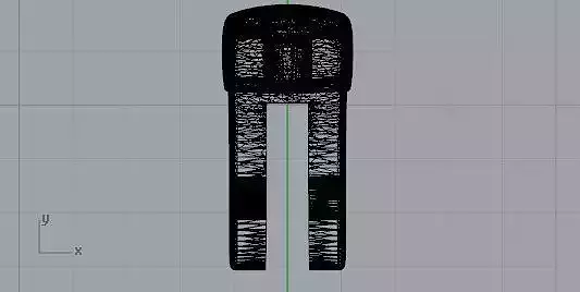 Orecchino modello E Free 3D model