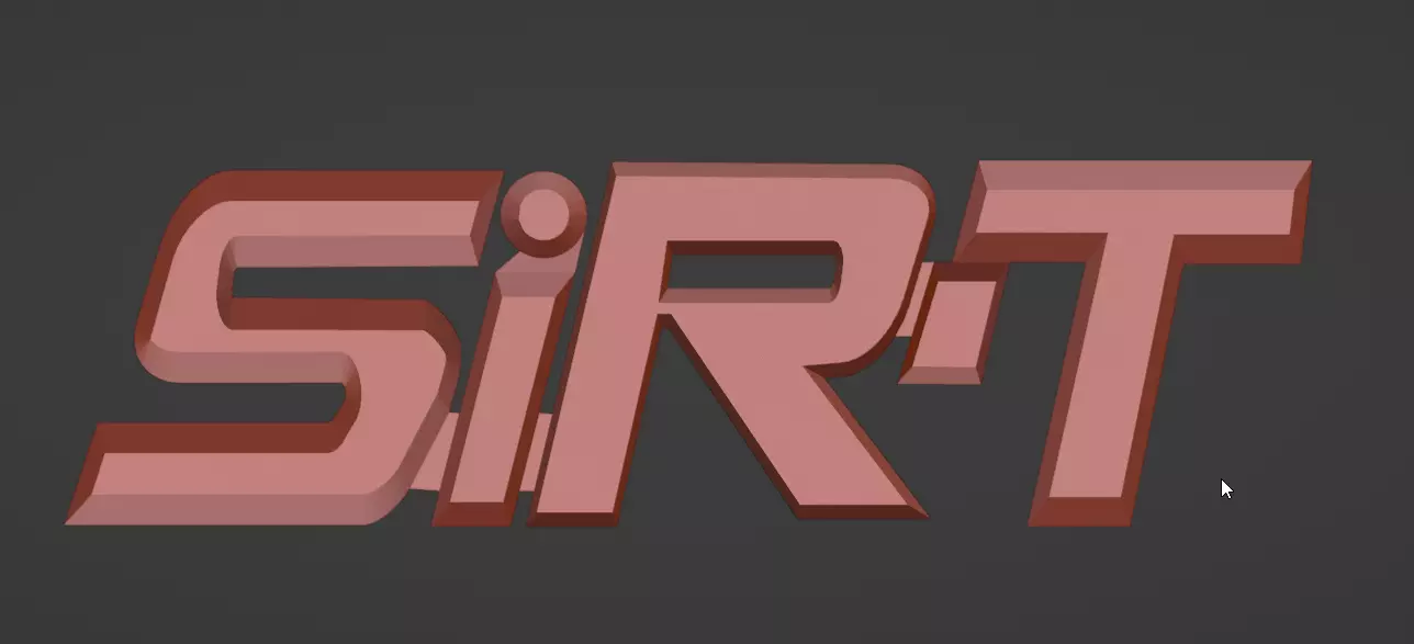SIR-t nameplate for car 3d print 3D print model_0