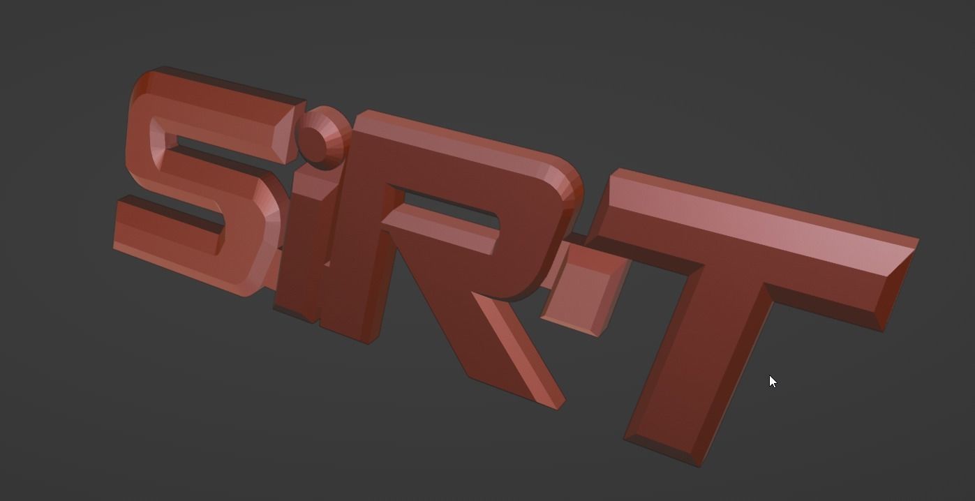 SIR-t nameplate for car 3d print 3D print model_1