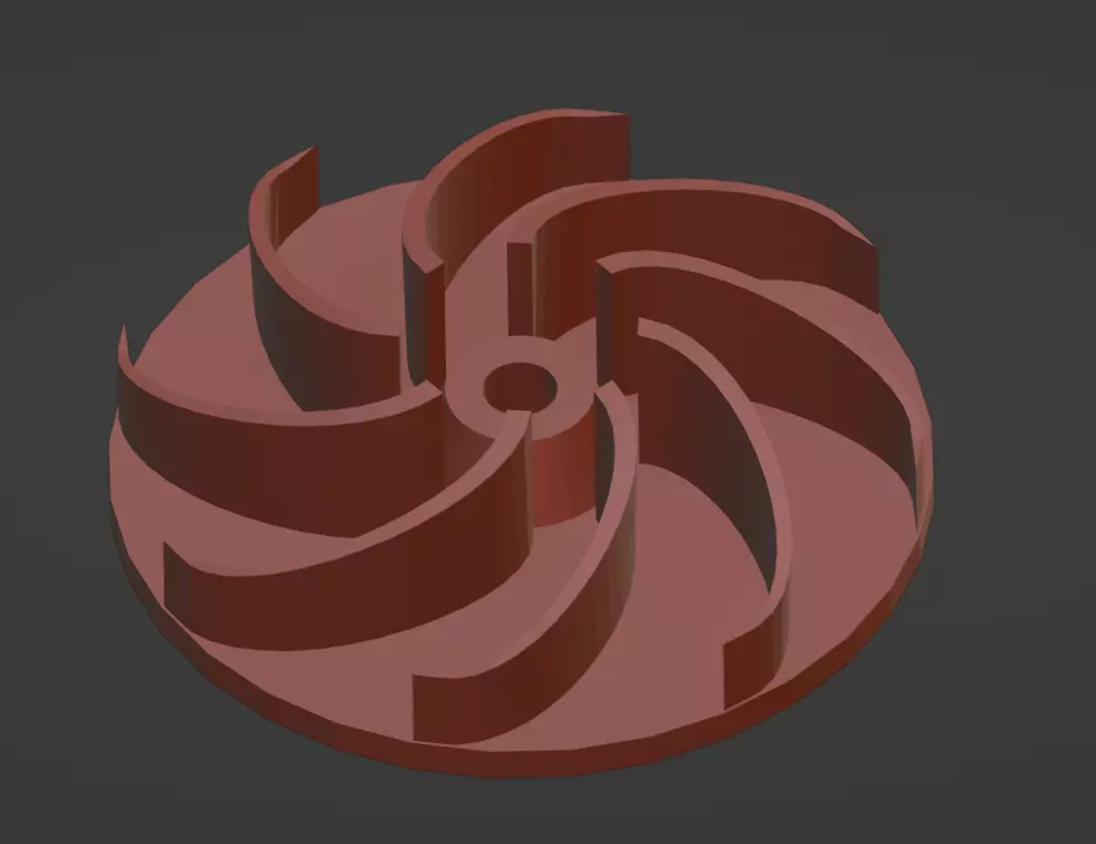 Spiral bushing 3D print model_0