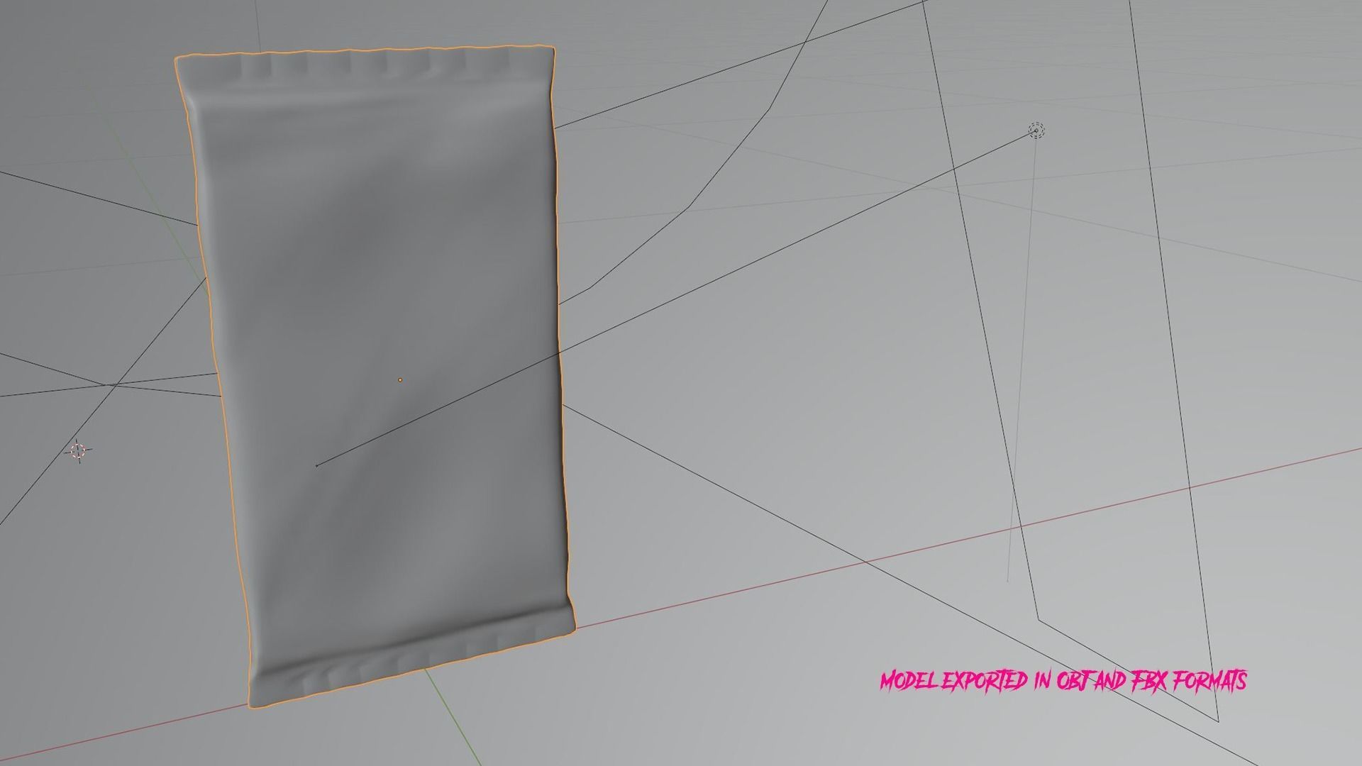 Trading Cards Booster NFT Template Low-poly 3D model_3