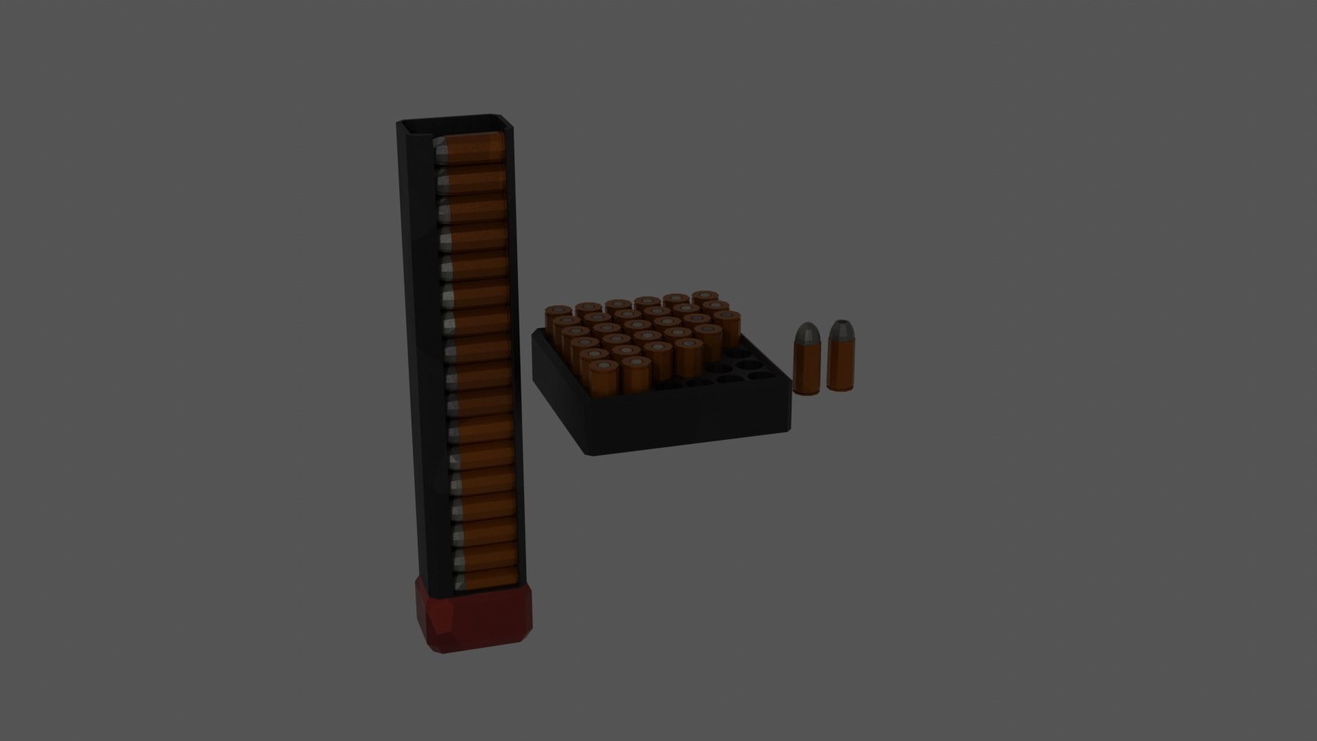 9mm SMG gun 3d Blender Model 3D model_2
