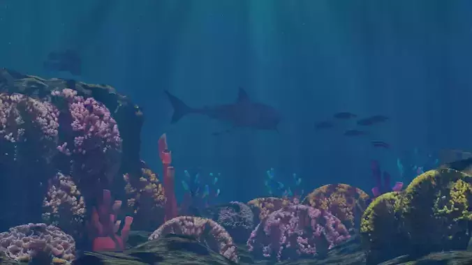 Coral hedgehog sculpture