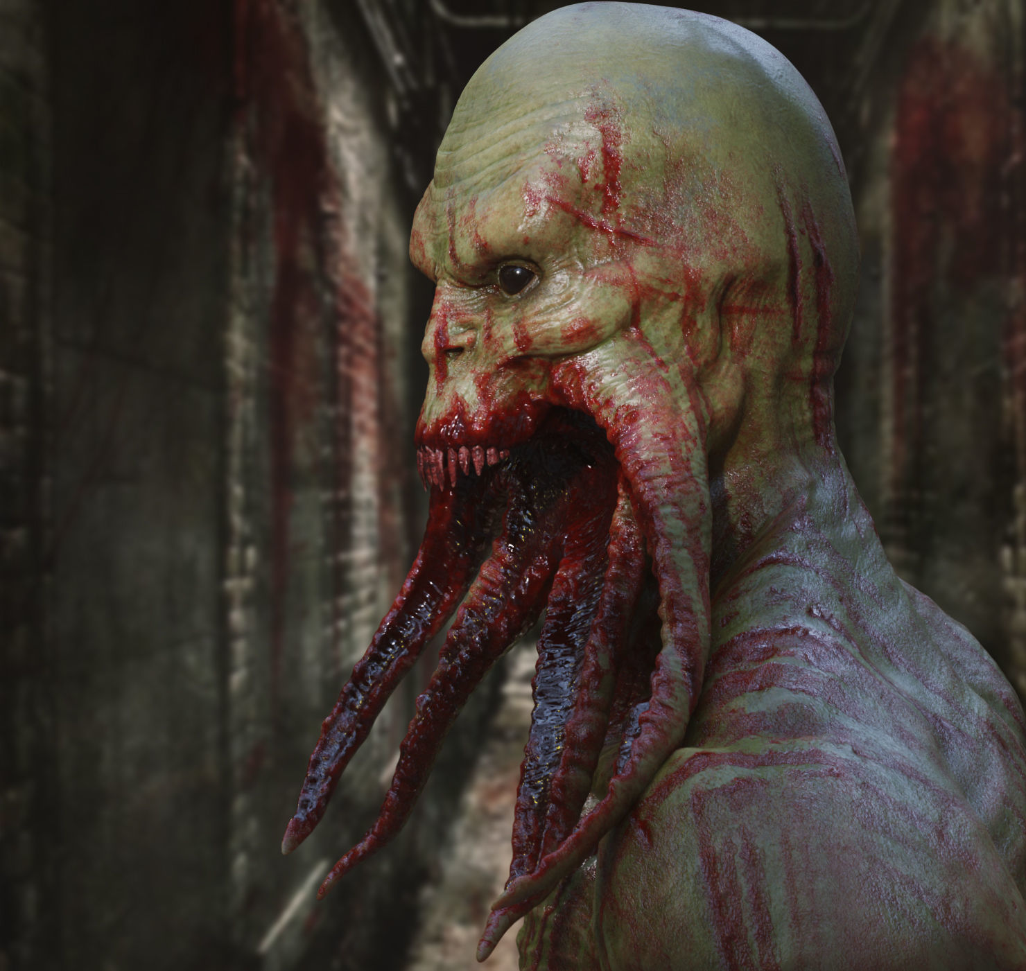 Bloodsucker from STALKER 3D print model_1