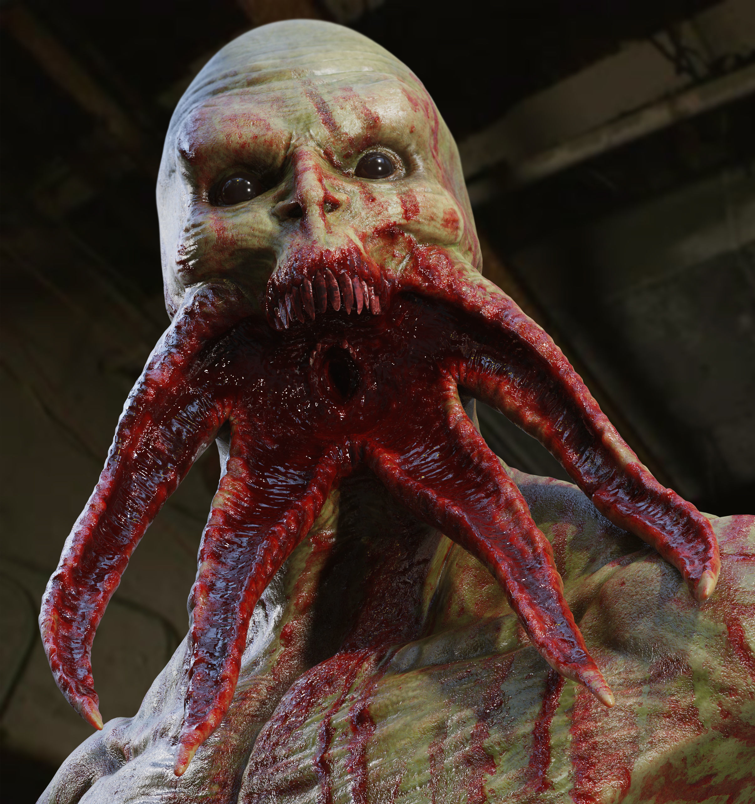 Bloodsucker from STALKER 3D print model_2