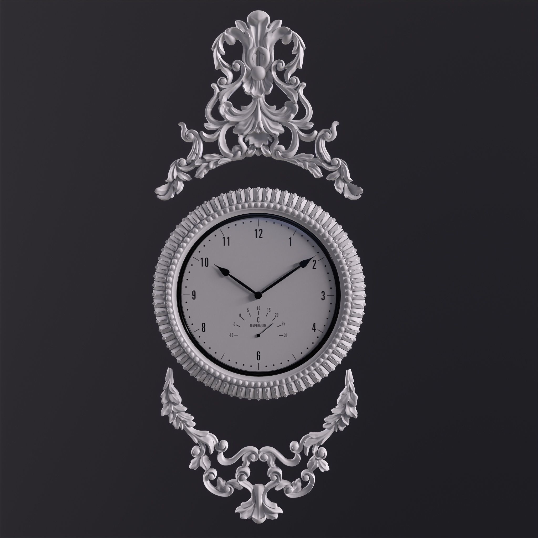 3D ornaments and carving  3D print model_1