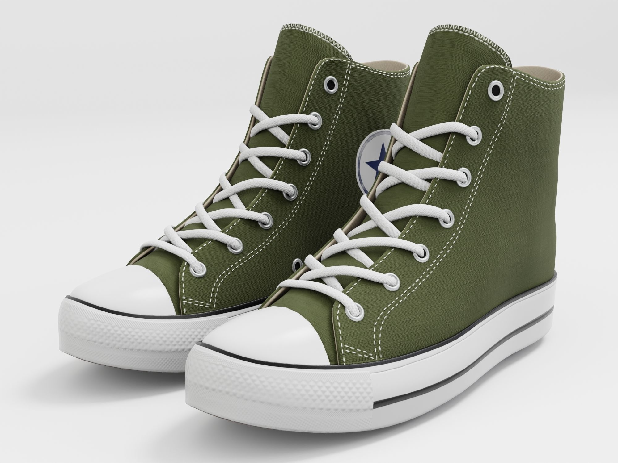 Converse All Star Style BUNDLE 3D Model Collection_10