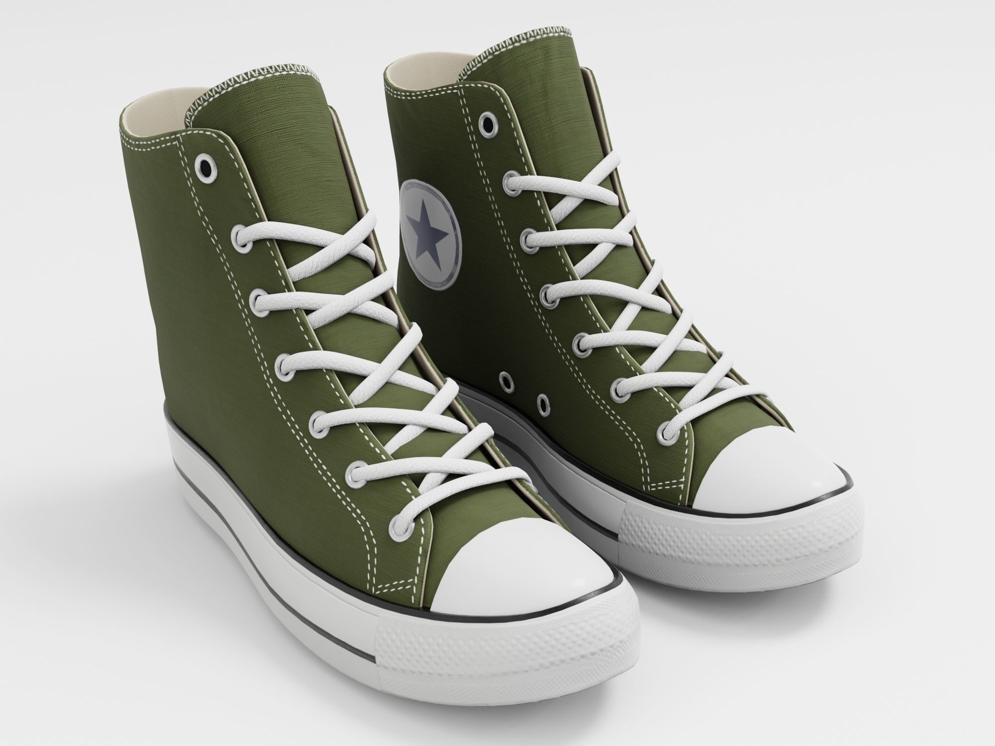 Converse All Star Style BUNDLE 3D Model Collection_17