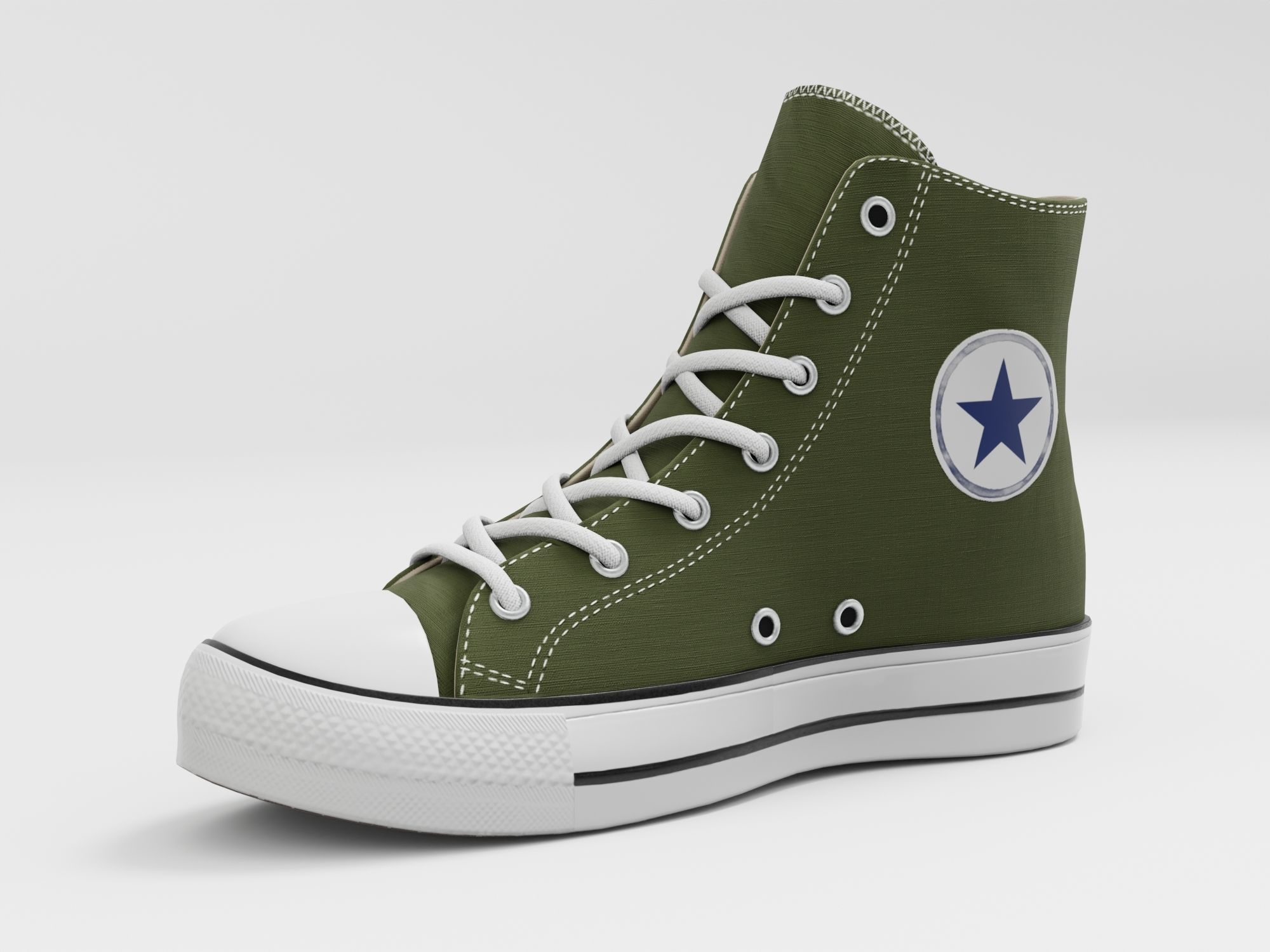 Converse All Star Style BUNDLE 3D Model Collection_31