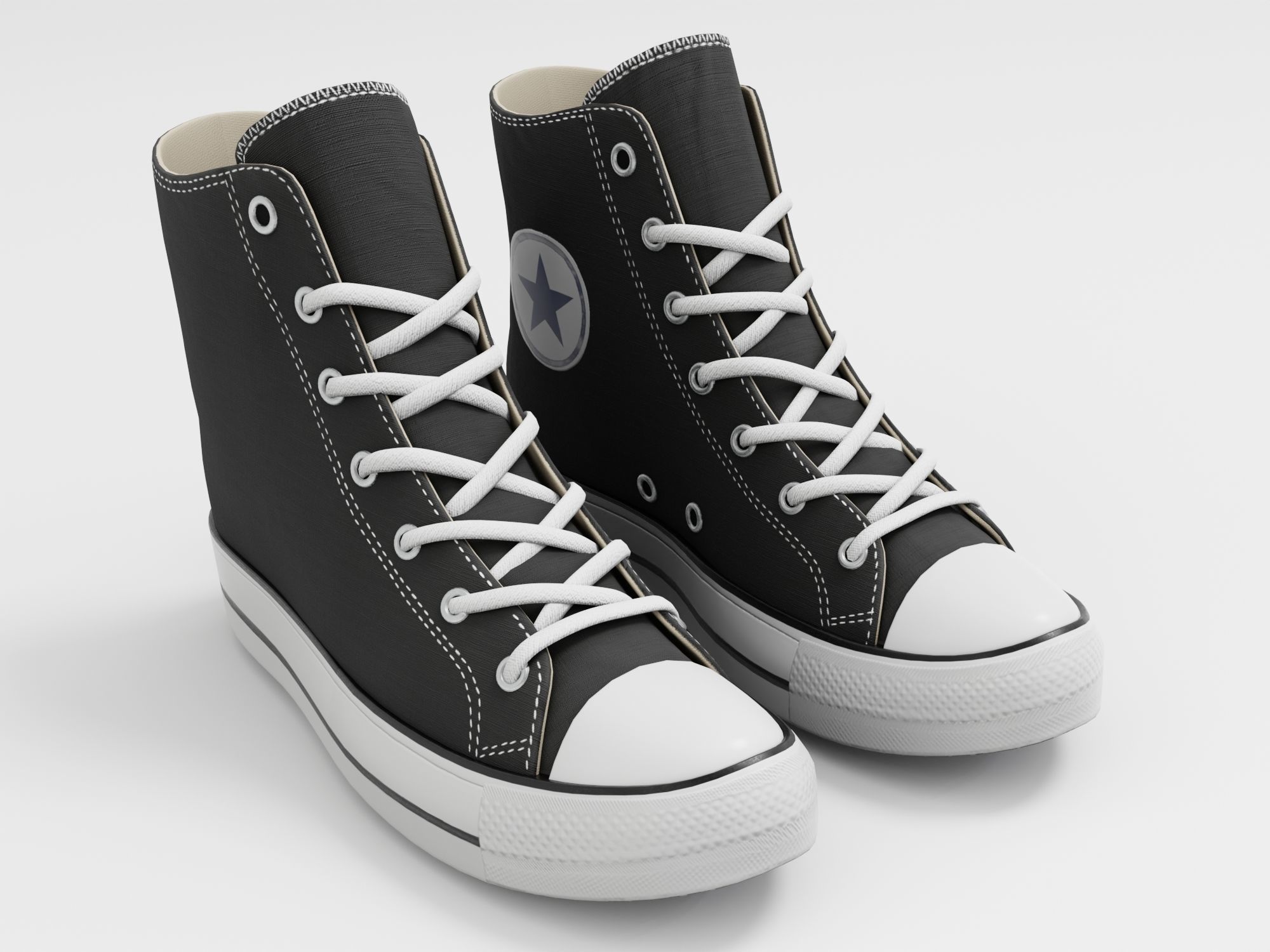 Converse All Star Style BUNDLE 3D Model Collection_16