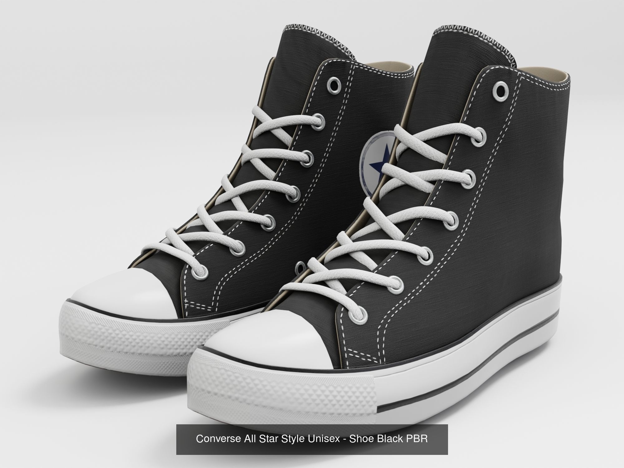 Converse All Star Style BUNDLE 3D Model Collection_9