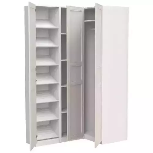Pax Corner Wardrobe Ikea 3D model