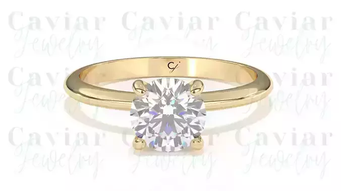 Solitaire Engagement Ring 