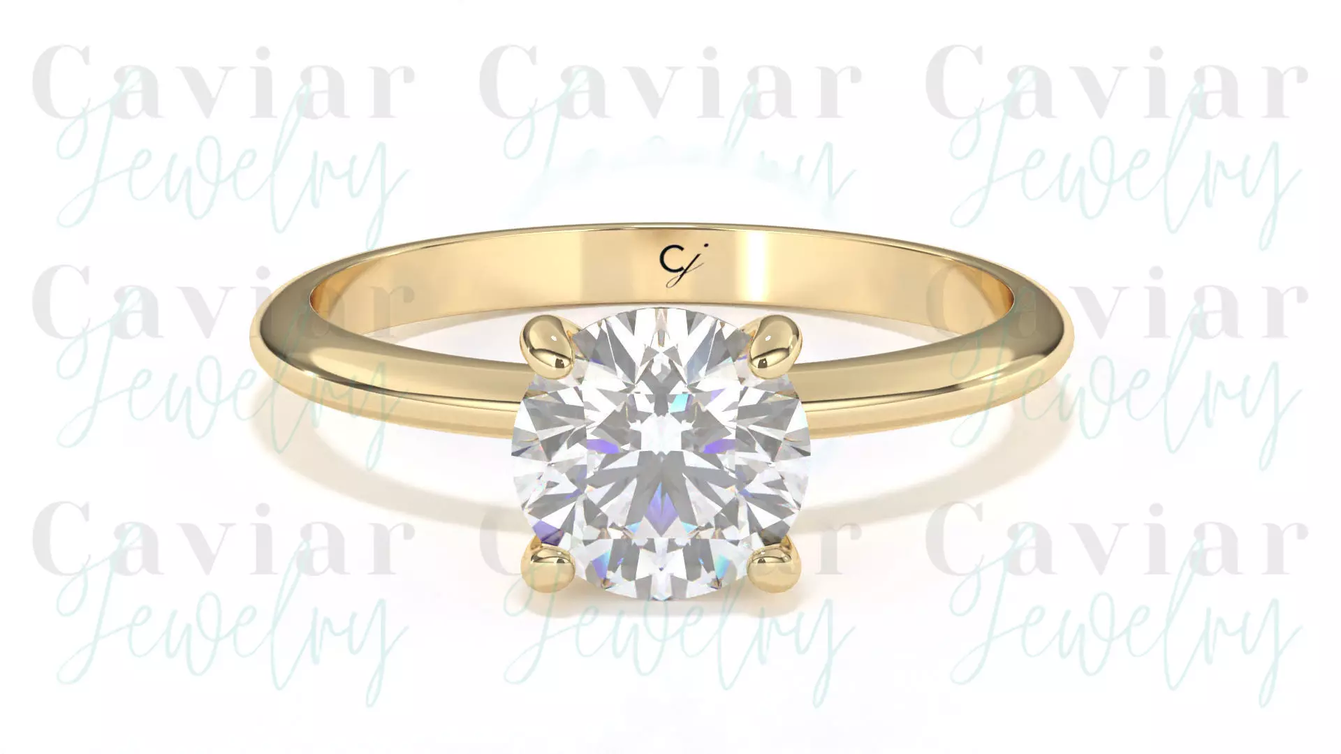 Solitaire Engagement Ring Free 3D print model
