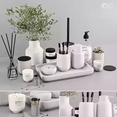 Bathroom accessories  3D model