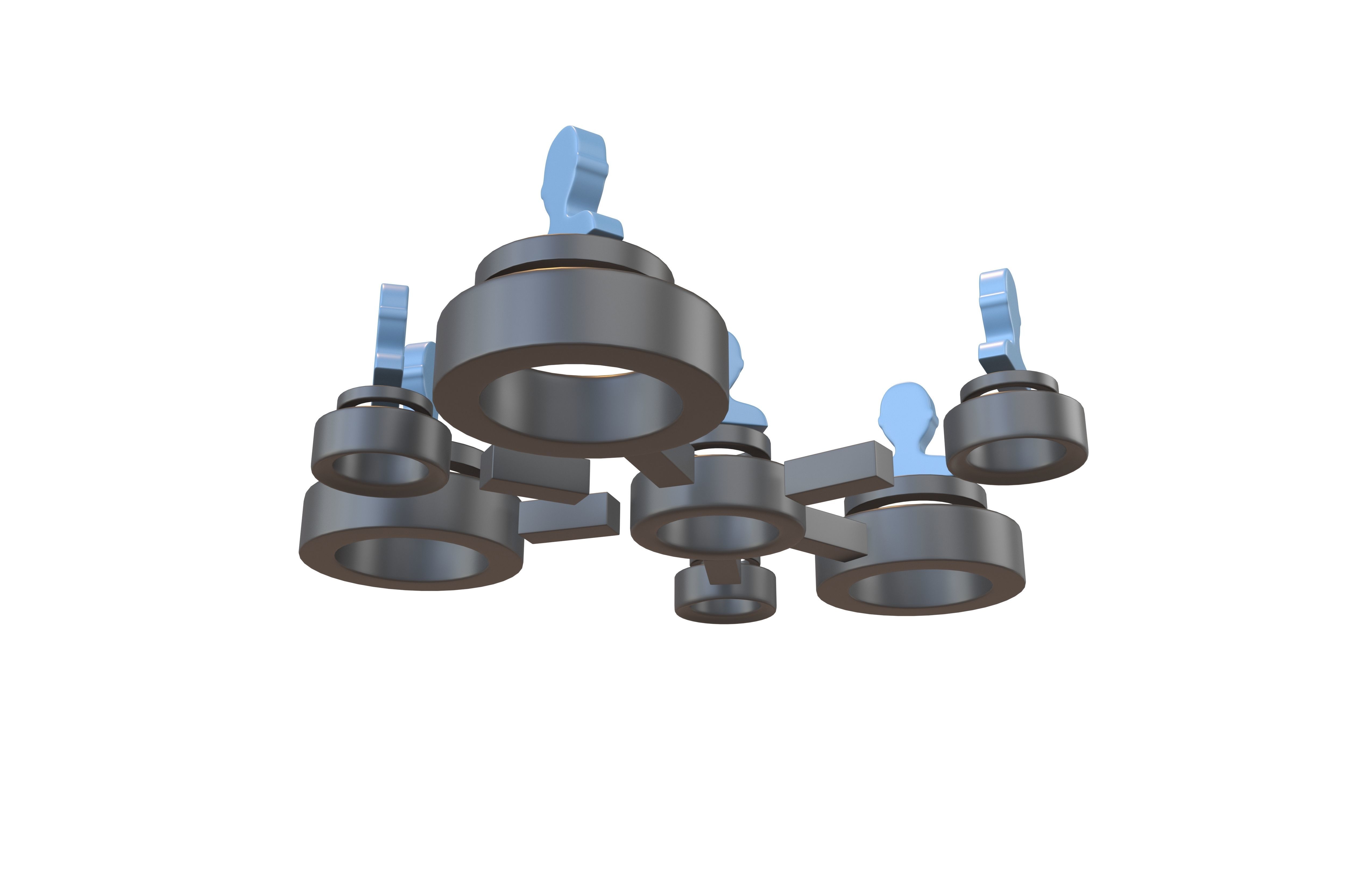 Network Connection Icon v2 001 Low-poly 3D model_3