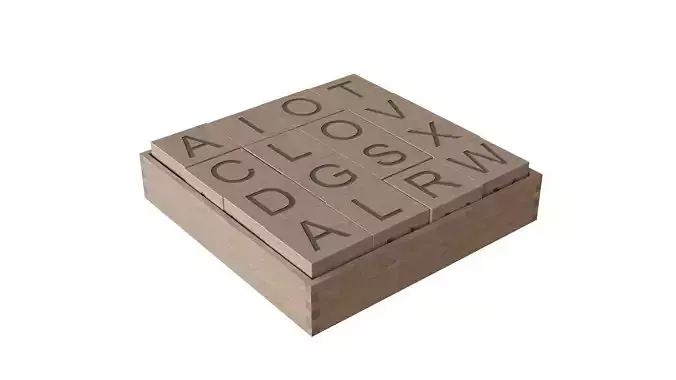 Wooden Alphabet Blocks